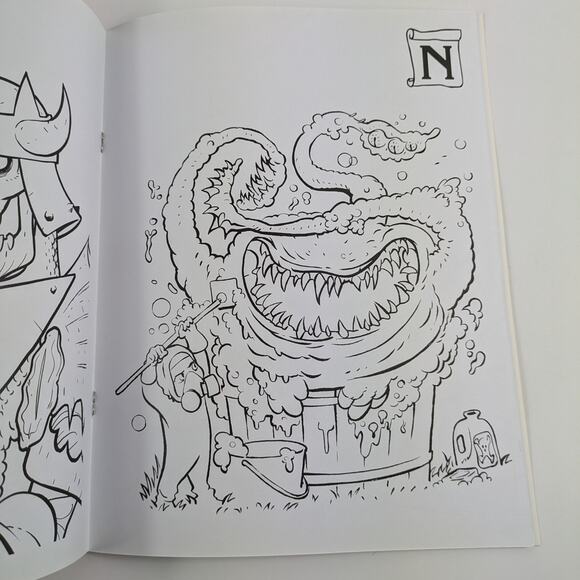 The ABCs of RPGs Activity Book (HB9001) Perfect Paperback Unused Geeky Coloring - Picture 6 of 9